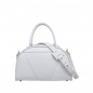 Preview: Small crossbody bag made of white nappa leather